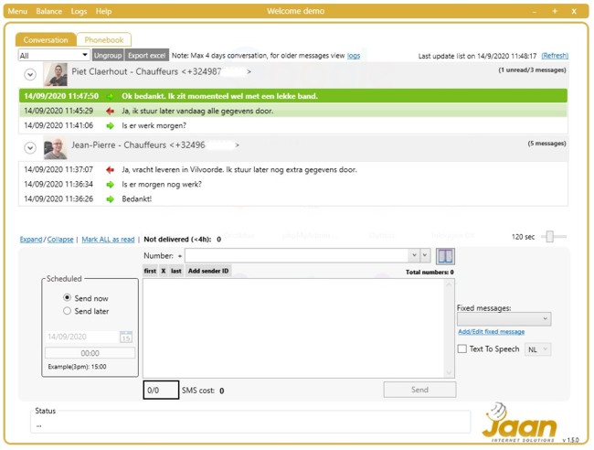 Betaalwijzen voor SMS-credits