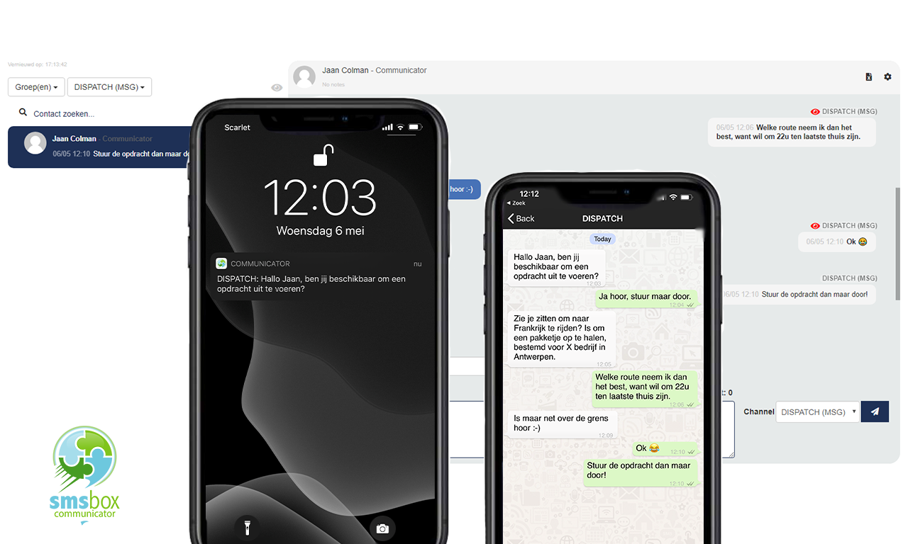 Alarmering via SMS naar een volledige groep